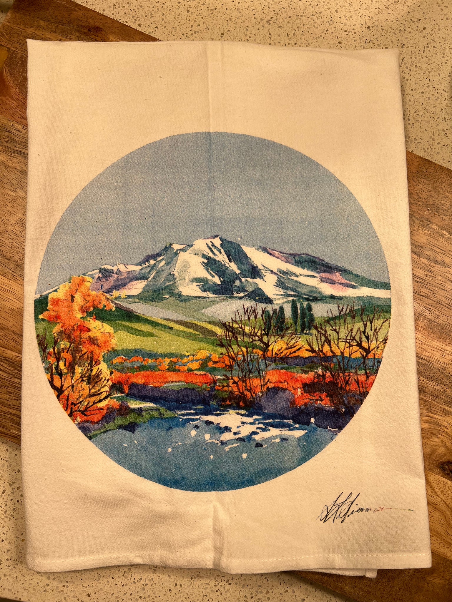 Bleach Dyed Towels – Bluebird Hill Art